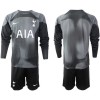 Maglia da Calcio Portiere a Maniche Lunghe Tottenham Hotspur 2022-23 Nera per Bambino